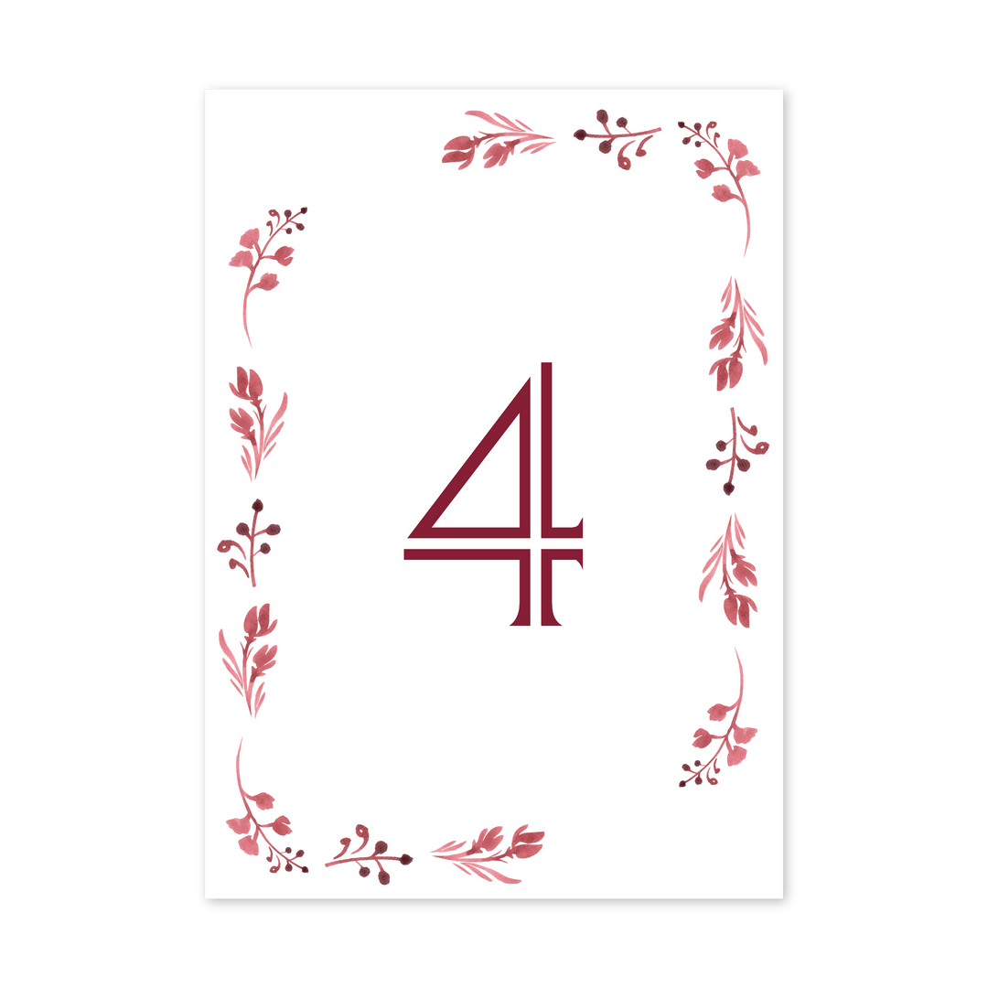 Table Number
